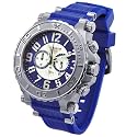 Insignum Herren-Armbanduhr Actus stahl blau IP212319