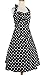 Hey Viv ! Retro Rockabilly Polka Dot Halter Dress (Medium (38))