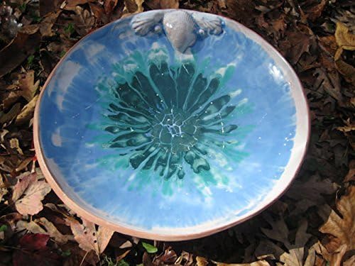 18" Serving Bowl - Mediterranean Blues and Greens