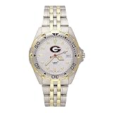 Georgia Bulldogs G All Star Watch with Stainless Steel Band - Men's