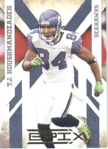 2010 Panini EPIX Football Card # 88 T.J. Houshmandzadeh - Seattle Seahawks - NFL Trading Card in Screwdown Case