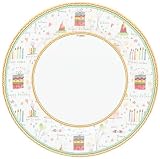 Caspari Birthday Paper Dinner Plates, Set of 8