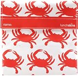 Reusable Cloth Sandwich Bag - Orange Crab