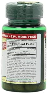 Nature's Bounty Lutein 20mg, 30 Softgels (Pack of 2)