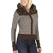 Juniors Mossimo Supply Co. Two-Tone Hoodie with Fur - Cigar and Dog Bone