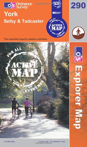 York, Selby and Tadcaster (OS Explorer Map Active)