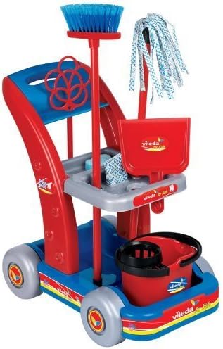 Faro Vileda Pretend Play Cleaning Trolley by FARO