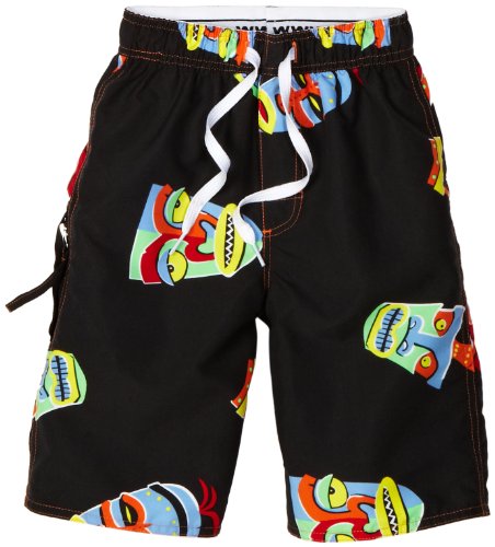 Wes and Willy Boys 8-20 Mask Swim Trunk