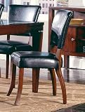 Carnation Side Chair Dark Chocolate P U