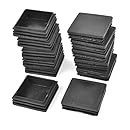 1 X Hard Plastic Tubing Tube Insert Blanking End Caps 50mm x 50mm 12Pcs