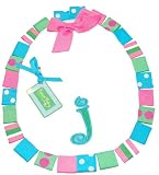 Mud Pie Initial Baby Initial Baby Personalized Bib, Letter J