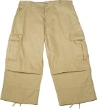 8365 MEN'S ULTRA FORCE KHAKI CAPRI PANTS (Large 35