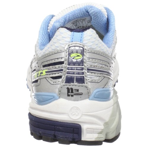 Brooks Women's Adrenaline Gts 11 W White/Obsdn/Silver/Ablue/Black/Sgrn Trainer 1200821B306 4 UK, 6 US