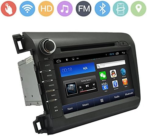 Audiosources Android4.4.4 Car DVD Player Gps Navigation with 8'' Big Screen Can-bus,Bluetooth,GPS,Input,RDS,Radio For Honda Civic 2011-2012