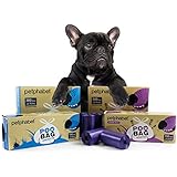 Petphabet Lavender Scented Waste Bags, Pack of 10 Refill Rolls, 150 Bags that are 12.5 by 9 Inches Big