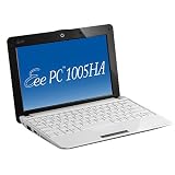 Asus EEE PC 1005HA-M 25,7 cm (10,1 Zoll) Netbook (Intel Atom N270 1.6GHz, 1GB RAM, 160GB HDD, Grafik im Chipsatz integriert, Win 7 Starter) wei�von "ASUS Computer"