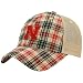 Top of the World Nebraska Cornhuskers Plaid Academic Adjustable Hat