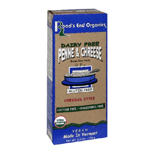 Road's End Organics Gluten Free Penne And Chreese, Organic, 6 Ounce Boxes (Pack of 12)