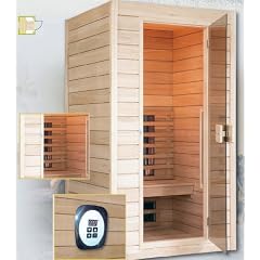 Sanho Typ1 Infrarotsauna Infrarotw�rmekabine 113 x 103 199cm