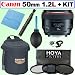 Canon EF 50mm f/1.2 L USM Lens + 4pc Hoya Digital Filter Set + Deluxe Accessory Kit