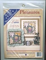 Pansy Watering Can Counted Cross Stitch by Dimension