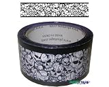 Phat Tape Skulls Black and White 2x55 Yard Roll of Athletic Tape