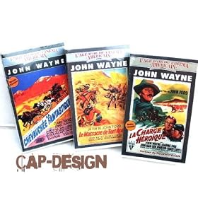 3 VHS JOHN WAYNE massacre de Fort-Apache/western