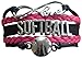 SPORTYBELLA Black/Pink Braided Bracelet for Teen Girls, Adjustable with Softball Charm - Perfect for Softball Players, Teams, and Coaches