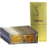 ProNu Luxurious 24k Gold Collagen Eye Lifting Mask for Removing and Reducing Dark Circles, Puffy Eyes, Wrinkles & Crow's feet (10 pcs)