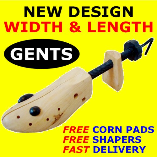 Shoe Stretcher GENTS x 1 - FREE Corn Pads + FREE Shapers! Put an end to your bunions and blisters!