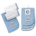 Gerber Terry Burp Cloths - 3 Pack - Boy's Colors