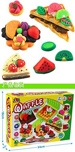 Playdough color clay 3d breakfast moulds kit tools creative mud plasticine diy toys for children