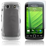 BlackBerry Torch 2 9850/9860 – Clear Crystal Hard Plastic Case + Clear Screen Protector