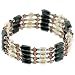 Magnetic Wrap Bracelet/Necklace/Anklet Lariat - Light Brown - 32'' in Length
