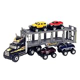 New Bright 22 Free-Wheeling Truck with 4 B/O Vehicles
