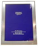 Lovely Silver Satin Colour Photo Frame 6" x 8" (Landscape Or Portrait)