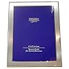 Lovely Silver Satin Colour Photo Frame 6" x 8" (Landscape Or Portrait)