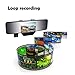 Bluepupile A060 F360 4.3 inch Display 1080p Rear View Mirror Dash Cam With Night Vision vibration detection and recording with G-sensor