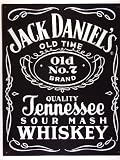 JACK DANIELS BLACK LABEL USA BLECHSCHILD NEU GROss S401