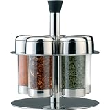 Designer Revolving Tabletop Spice Rack - 6 Piece