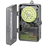 Intermatic R8806P101C - Sprinkler-Irrigation Timer - 14-Day Skipper - NEMA 3R Raintight Plastic Case - DPST - 25 Amps - 208-277 Volt