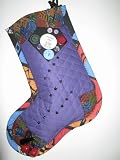 Star Wars Trim on Purple Quilting Christmas Stockings Handcrafted Keepsakes Personalized with Picture Frame - FREE Shipping
