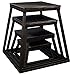 Plyometric Platform Box Set- 6″, 12″, 18″, 24″ Black