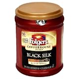 Folgers Black Silk Ground Coffee, Coffeehouse Series, 10.5-Ounce Canisters (Pack of 6)