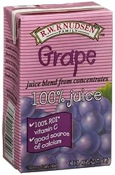 R.W. Knudsen Grape Juice, 8-Ounce Aseptic Boxes (Pack of 27)