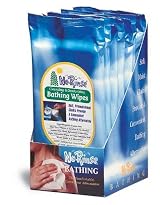 No Rinse Cleaning and Deodorizing Bathing Wipes