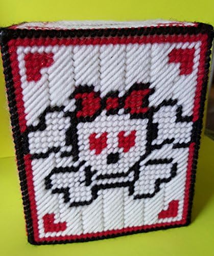 Girly Skull and Cross Bones Tissue Box Cover