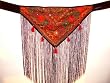 Mirror Work Hip Scarf with Fringe and Tassels