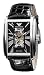 Emporio Armani Meccanico Open Heart Gents Black Leather Strap Watch