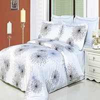 Luxury 3pc Tiffany Duvet Full/Queen cover set 100% Egyptian Cotton 300 thread count fiber reactive prints duvet set By sheetsnthings